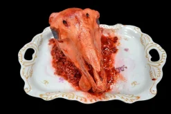 Goat on a Platter Halloween Prop