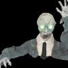 Groundbreaker Zombie w LED Eyes Graveyard Halloween Prop