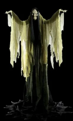 Hagatha the Towering Witch Electric Animated Halloween Prop