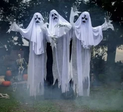 Haunting Ghost Trio Animated Halloween Props