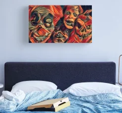 Horror Faces Canvas Print
