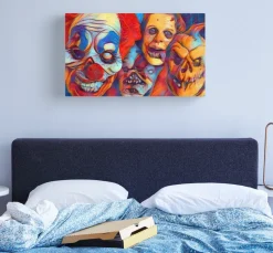 Horror Faces Canvas Print