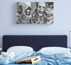 Horror Faces Canvas Print