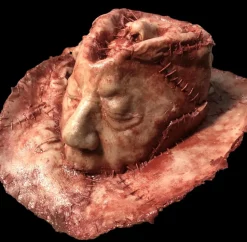 Human Skin Hat Halloween Costume Prop