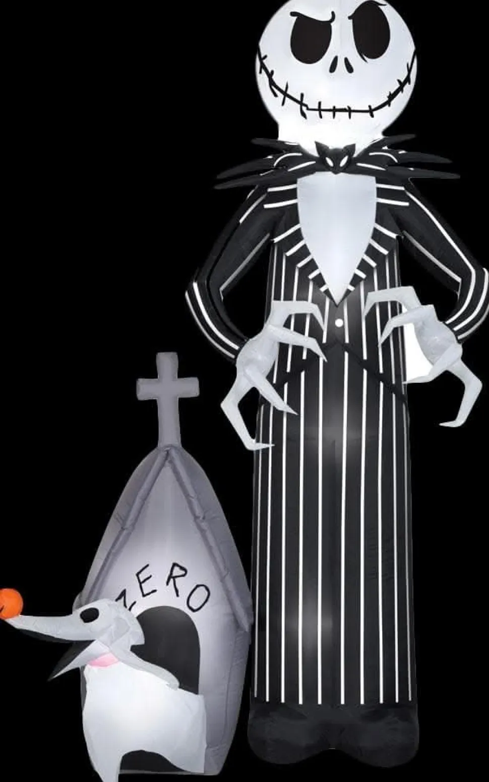 Jack Skellington and Zero Air-blown Inflatable Halloween Decoration