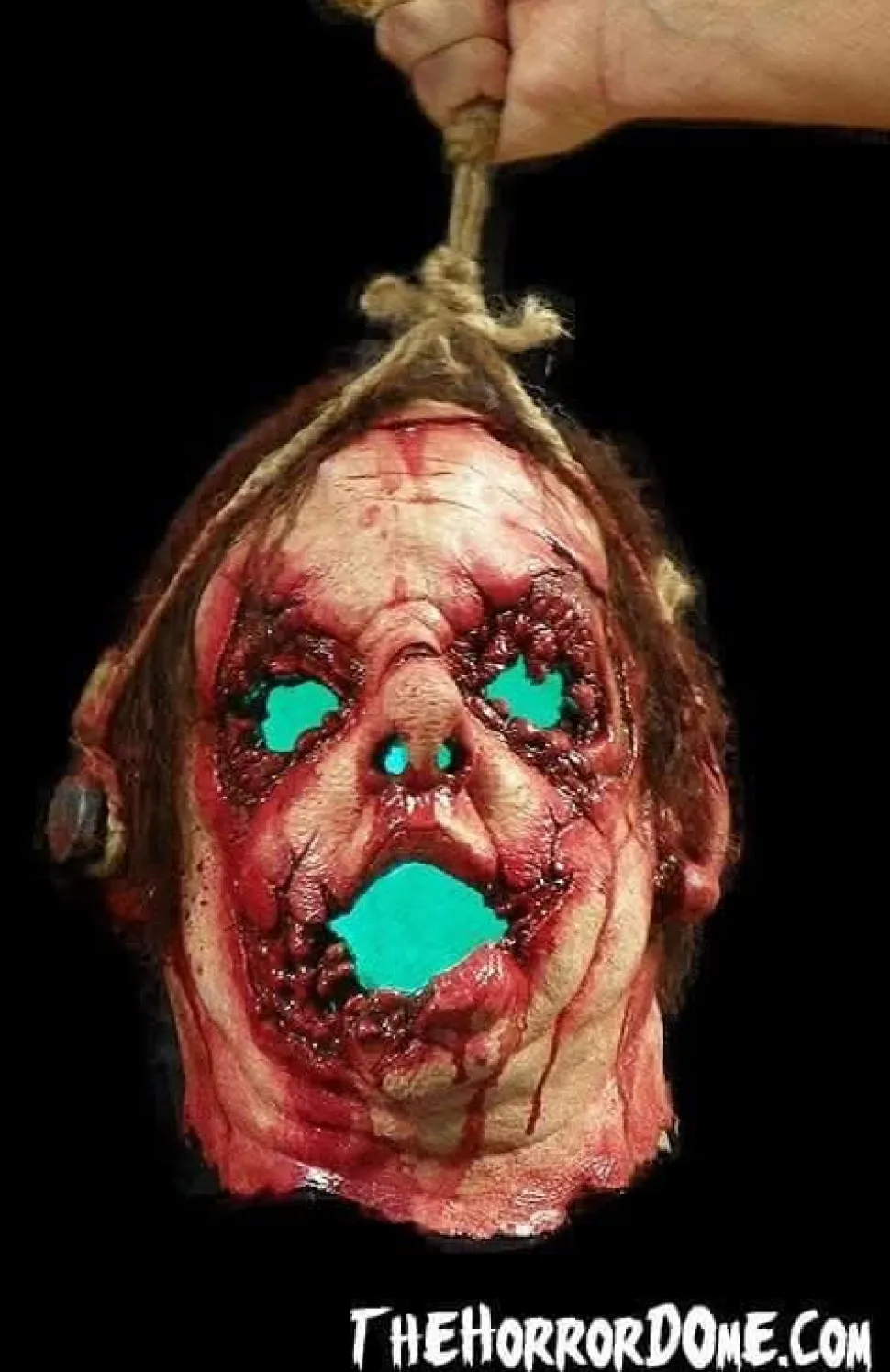 Jack the Lantern Lighted Severed Head Halloween Prop