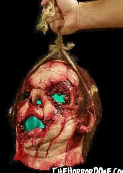 Jack the Lantern Lighted Severed Head Halloween Prop