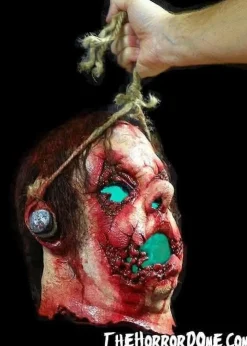 Jack the Lantern Lighted Severed Head Halloween Prop