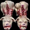 Latex Pig Boots Halloween Costume Shoes
