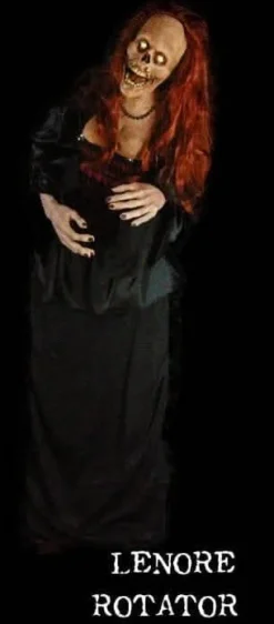 Lenore Rotator Zombie Halloween Animatronic