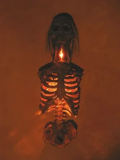 Lighted Torso of Terror Hanging Haunted House Decoration