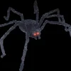 Light-Up Giant Long Hair Spider Monster Halloween Prop
