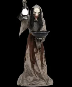 6' Light-Up Mildred the Wicked Witch Halloween Animatronic Decoration