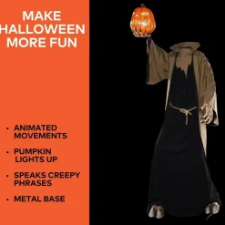 9' Light-Up Night Dweller Halloween Animatronic Decoration