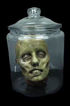 Luttra Head in Jar Halloween Prop