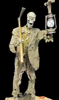 Male Mourner Skeleton Halloween Animatronic