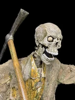 Male Mourner Skeleton Halloween Animatronic