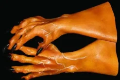 Movie Quality Pumpkin Deluxe Latex Hands Halloween Costume Gloves