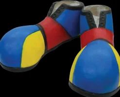 Multi-Color Clown Shoes - Latex Halloween Costume Accessory