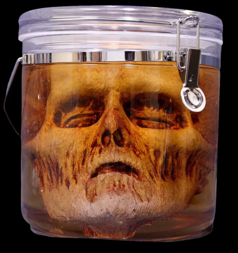 Nell Face Specimen Jar Halloween Prop