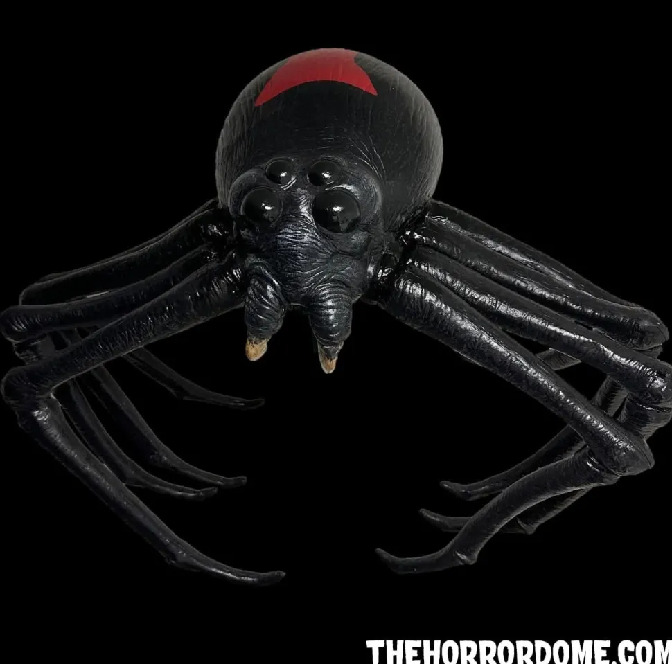 NEW "Giant Black Widow Spider" 24" wide, Monster Halloween Prop
