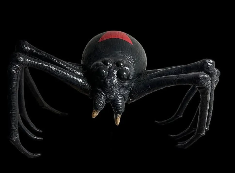 NEW "Giant Black Widow Spider" 24" wide, Monster Halloween Prop
