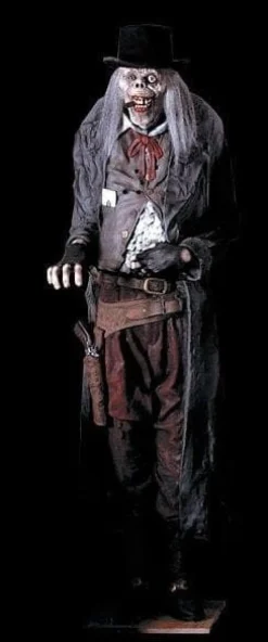 Old Dead Eye the Zombie Gunslinger Halloween Prop