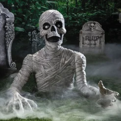 Out of Ground Reaching Mummy Halloween Decoration