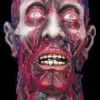 Peeled Flesh Severed Head Halloween Prop