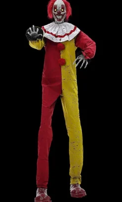 7' "Pesky the Clown" Halloween Animatronic Decoration
