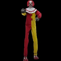 7' "Pesky the Clown" Halloween Animatronic Decoration