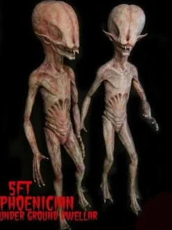 Phoenician Alien Professional Halloween Prop - 5 Feet Tall