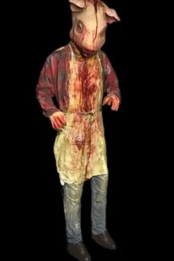 Pig Head Butcher Professional Full Body Halloween Prop