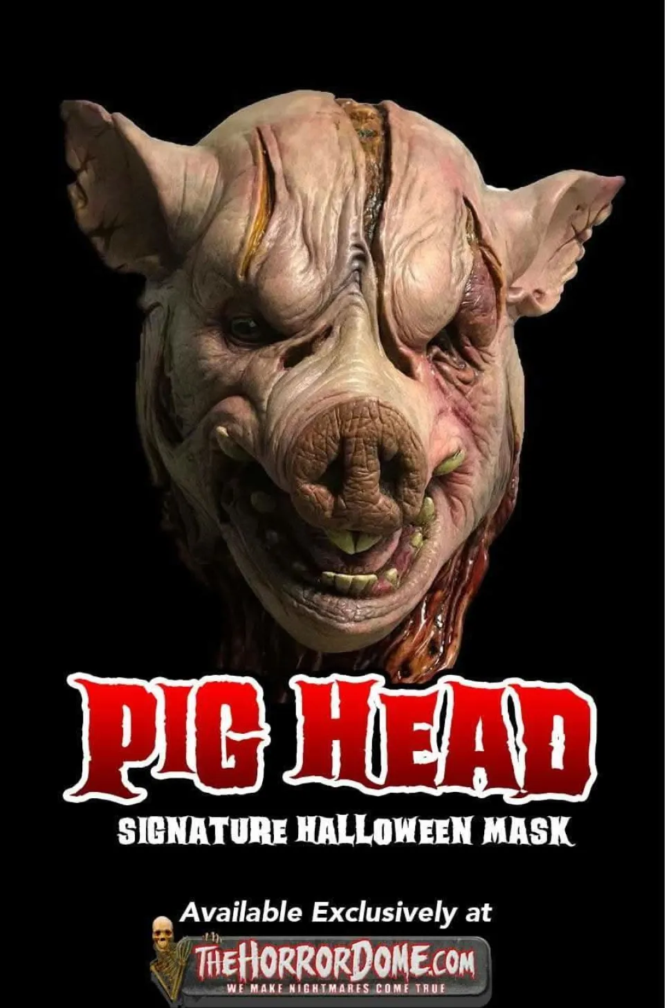 Pig Head HD Studios Pro Halloween Mask