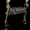 Poseable Skeletons Carrying Coffin Halloween Decoration