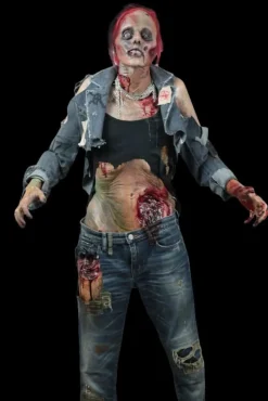 Punk Rock Luttra Zombie Professional Full Body Halloween Prop