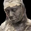 Queen Nefertiti Mummy Standing Body Professional Full Body Halloween Prop