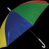 Rainbow Clown Umbrella - 24 Inch Halloween Costume Accessory
