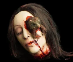 Rat Girl Head Bloody Halloween Prop