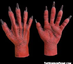 Red Demon Hands" Halloween Costume Accessory