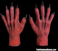 Red Demon Hands" Halloween Costume Accessory