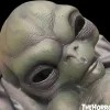 Roswell Alien Baby Crash Victim HD Exclusive Collector Oddity Halloween Decoration