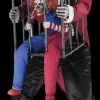 Rotten Ringmaster with Clown Halloween Animatronic Decoration