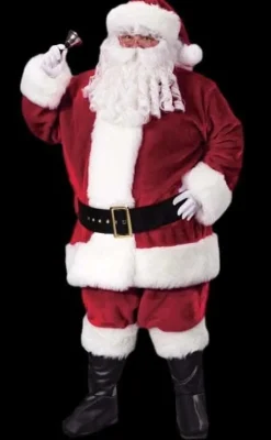 Santa Suit - Plush Crimson - Plus Size Costume
