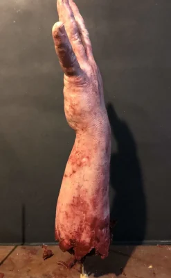 Shark Bite Silicone Arm Bloody Body Part Prop