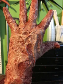 Silicone Burned Male Arm Body Part Halloween Prop