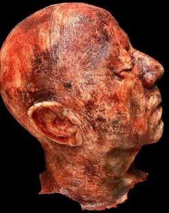 Silicone Crispy Severed Head Gory Halloween Prop