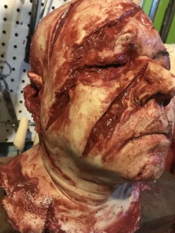 Silicone Severed Head Gory Halloween Prop