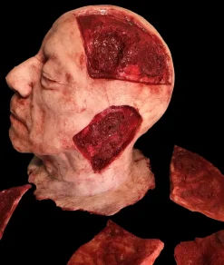 Silicone Severed Head with Magnetics Gory Halloween Prop