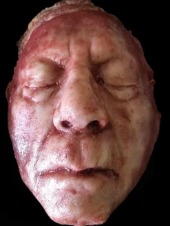 Skinned Old Man Face - Silicone Human Body Part Halloween Prop